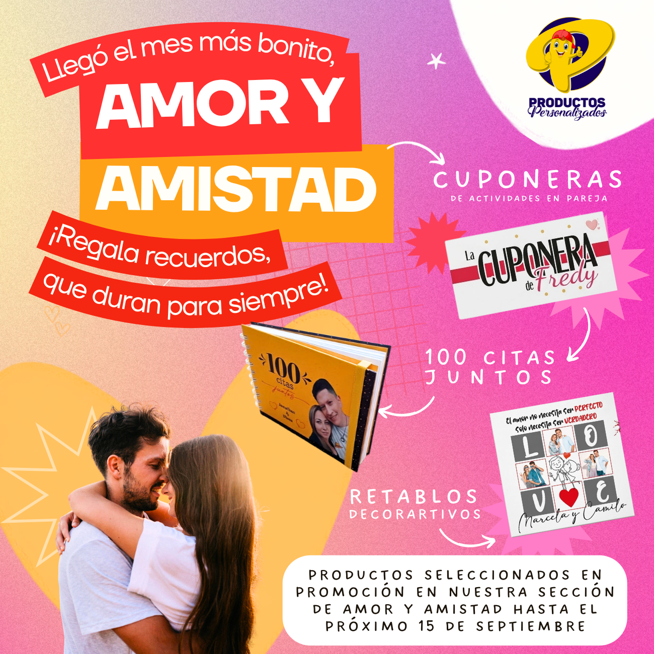 Portada Amor y amistad 2026 cuadrado