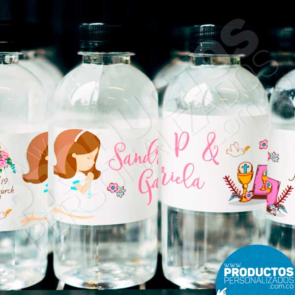 Kit de Stickers para botellas de agua Personalizados