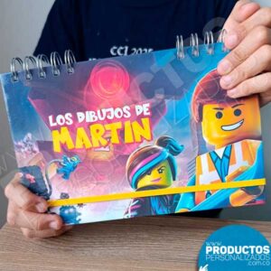 Cuaderno de dibujo Personalizado con el nombre