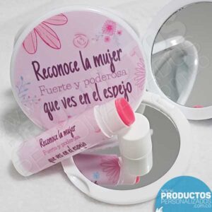 Kit Espejo + Bálsamo Labial - Dia de la Mujer