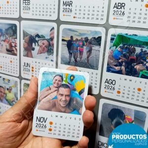 Calendario fotografico imantado