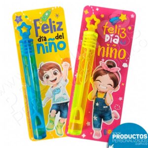 🫧 Burbujero con Tarjeta Personalizada - Kit x 12 unidades