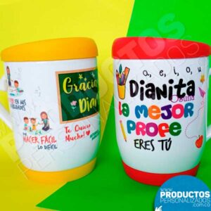 Mug Tapa de Silicona - Para Profesores