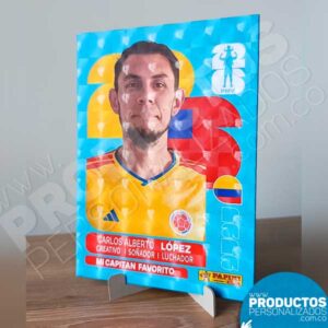 Cromo Decorativo Papá Mundialista