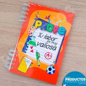 Cuaderno - Profe tu labor es valiosa (Entrega inmediata)