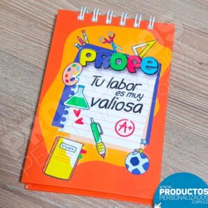 Libreta Mini - Personalizada para profesor