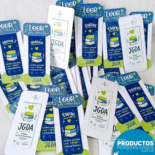 Separador de Libro Imantado Empresarial (con empaque y tarjeta individual)